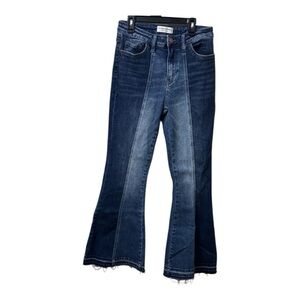 Flying Monkey Two-Tone Flare Jeans